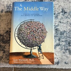 The Middle Way by Lou Marinoff - Blue Cover